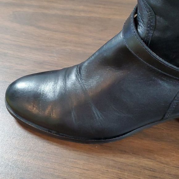 Charles David "Rumble" Equestrian Knee High Black Leather Riding Boot Size 10 - Picture 10 of 15
